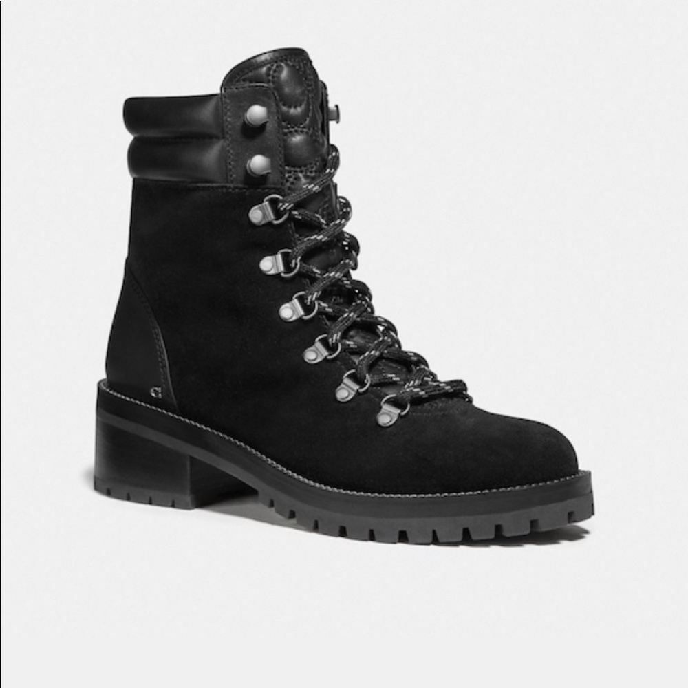 Coach Black Lorren Bootie 8.5